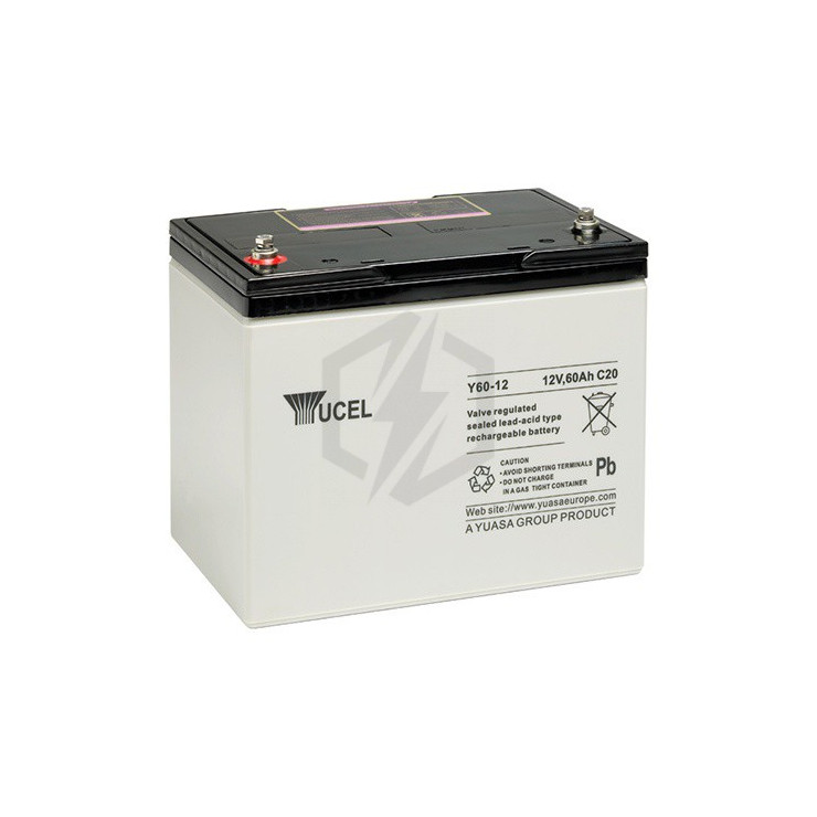 Batterie plomb étanche Y60-12 Yuasa Yucel 12v 60ah
