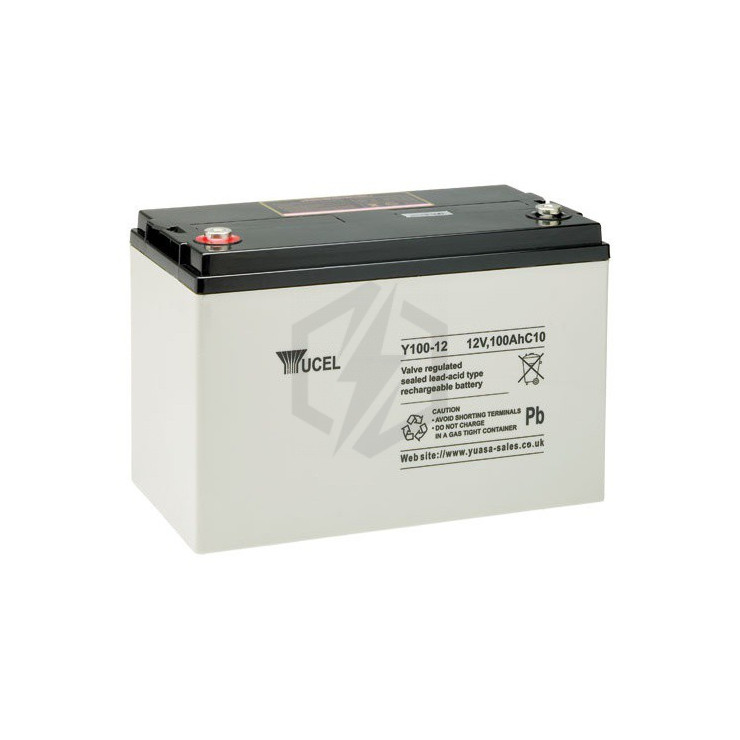 Batterie plomb étanche Y100-12 Yuasa Yucel 12v 100ah