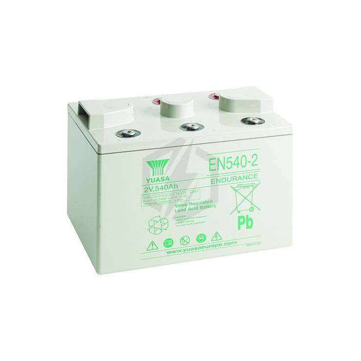 Batterie plomb étanche EN540-2 Yuasa 2v 540ah