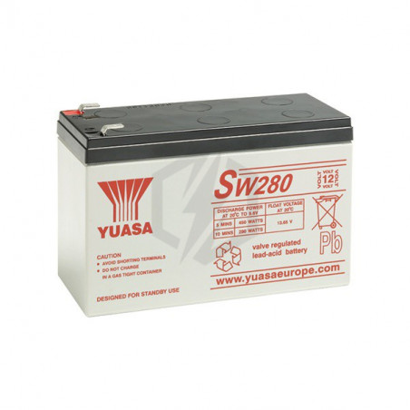 Batterie plomb étanche SW280 Yuasa Yucel 12v 7.5ah
