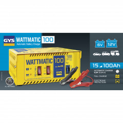 Chargeur automatique GYS Wattmatic 100 6/12v pour batterie de 15-100ah 024823