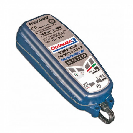 Optimate 3 Chargeur de batterie Tecmate TM-430 12v 0.8A