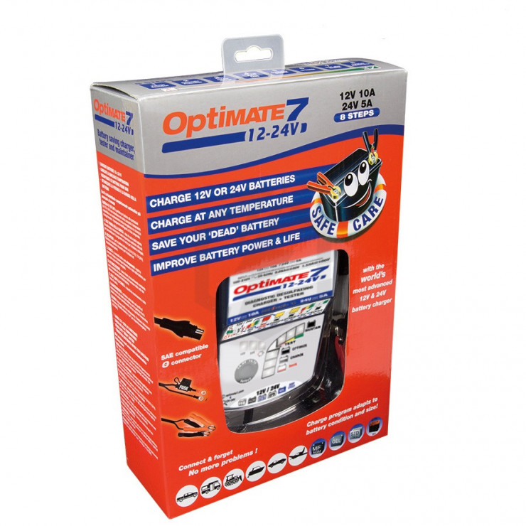 TecMate Optimate 7 Select, TM-251, Chargeur Et Mainteneur De