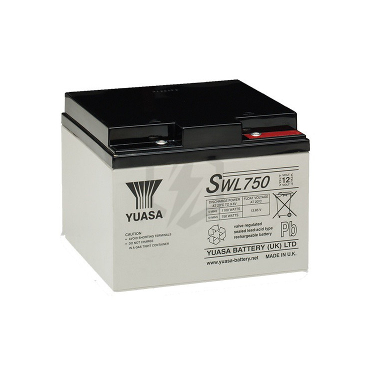 Batterie plomb étanche SWL750 Yuasa Yucel 12v 22.9ah