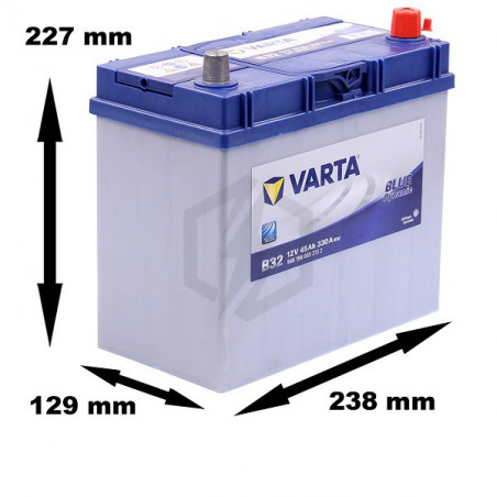 Batterie auto B32 12V 45ah/330A VARTA Blue dynamic