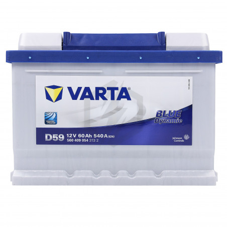 Batterie Varta Blue Dynamic D59 12v 60ah 540A 560 409 LB2D054