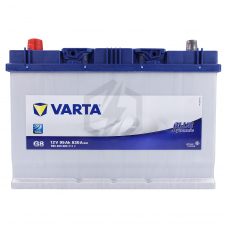  Varta Blue Dynamic G8 Batterie Voitures, 12 V 95Ah 830 Amps (En)