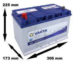 Batterie Varta Blue Dynamic G8 12v 95ah 830A 595 405 083 D31G