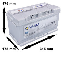 Batterie Varta Silver Dynamic F18 12v 85ah 800A 585 200 080