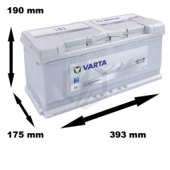 Batterie Varta Silver Dynamic I1 12v 110ah 920A 610 402 092 L6D