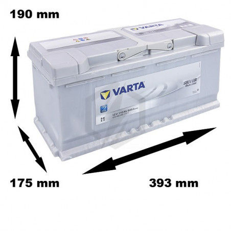 Varta Silver Dynamic I1 12 V 110 Ah 920 A