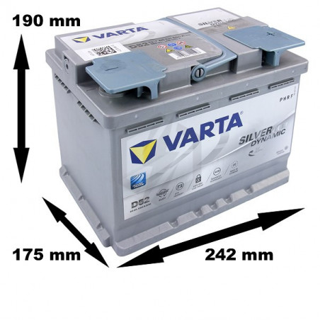 VARTA D53 EFB L2 12V 60Ah 560A Batterie voiture - EPRA- Société
