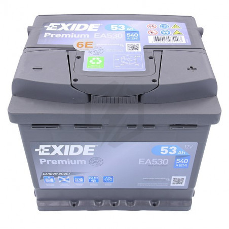 Batterie Exide Premium EA530 12v 53AH 540A L1D