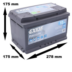 batterie auto ea722