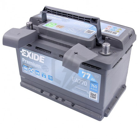 BATTERIE AUTO FA770 EA770 12V 77AH