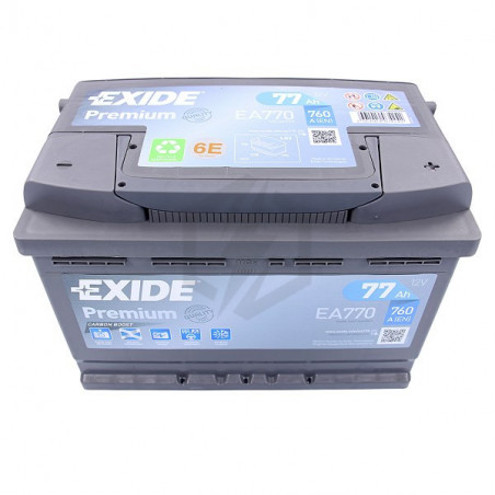 Batterie Exide Premium EA770 12v 77AH 760A L3D