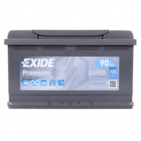 EXIDE Batterie Exide Premium EA900 12v 90AH 720A FA900 pas cher 