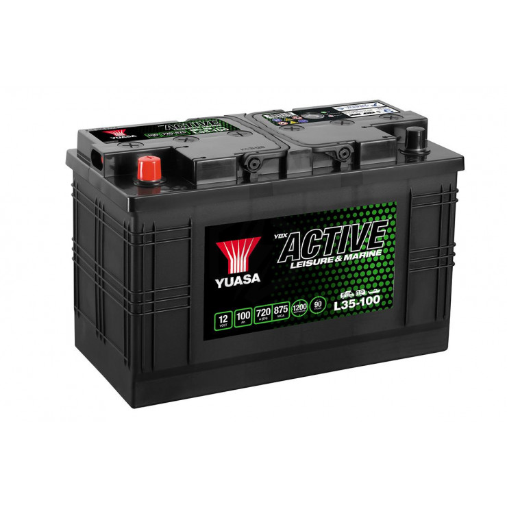 Batterie Decharge Lente Yuasa L35 100 Leisure 12v 100ah