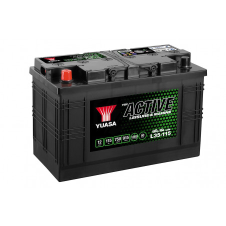 Batterie décharge lente Yuasa L35-115 Leisure 12v 115ah