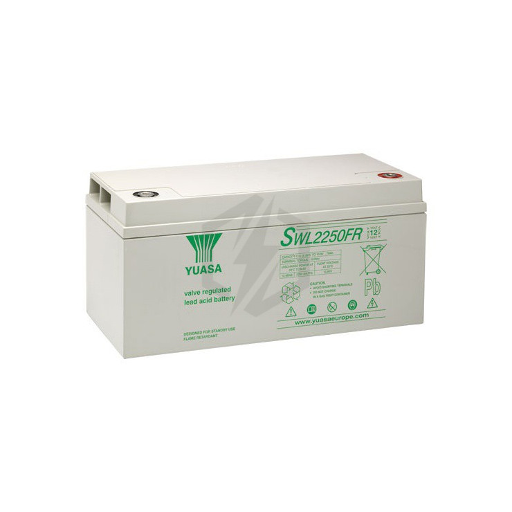 Batterie plomb étanche SWL2250 Yuasa Yucel 12v 76ah