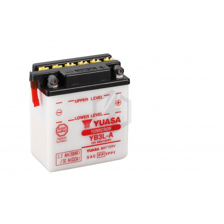 Batterie moto YUASA YB3L-A 12V 3.2AH 30A