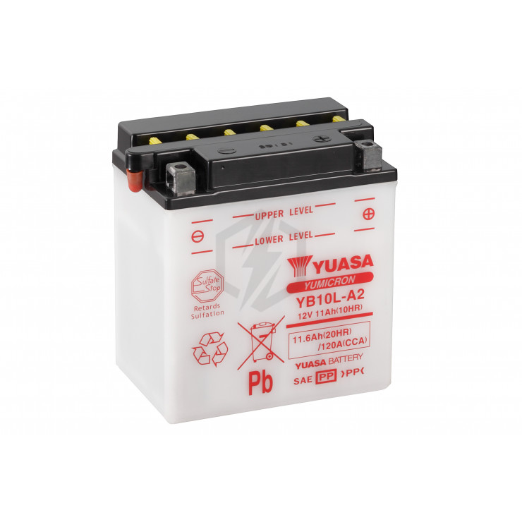 Batterie moto YUASA YB10L-A2 12V 11.6AH 120A