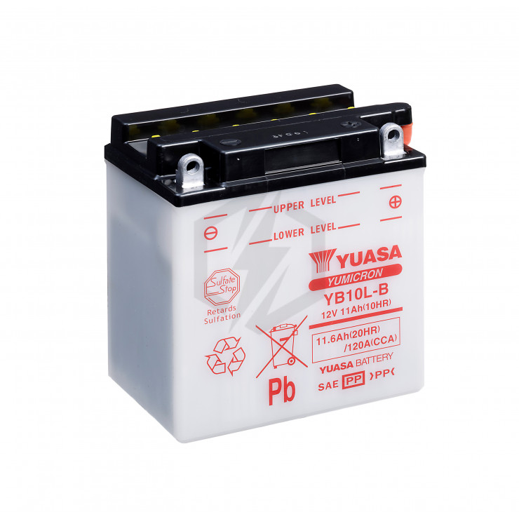 Batterie moto YUASA YB10L-B 12V 11.6AH 120A