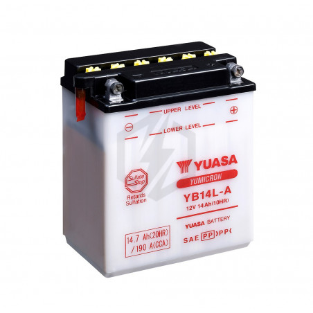 Batterie YUASA 12V 14AH pour voitures et motos électrique