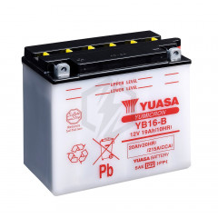 Batterie moto YUASA YB16-B 12V 20AH 215A