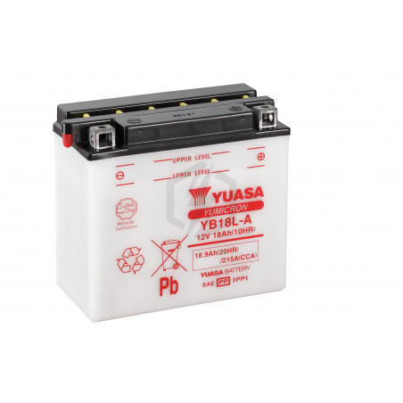 Batterie moto YUASA YB18L-A 12V 18.9AH 215A