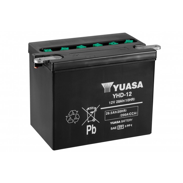 Batterie moto YUASA YHD-12 12V 29.5AH 200A