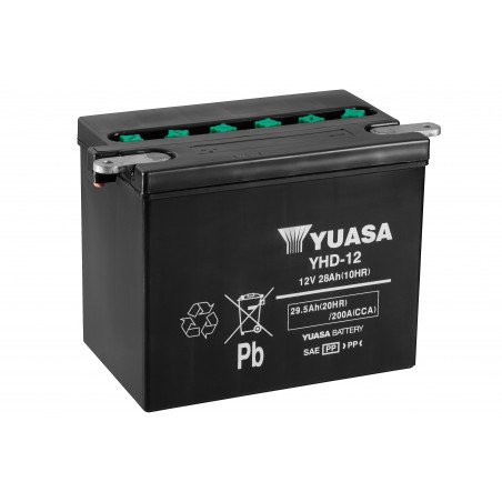 Batterie moto YUASA YHD-12 12V 29.5AH 200A