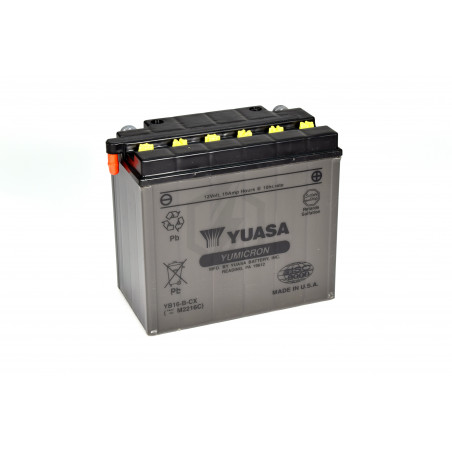 Batterie moto YUASA YB16-B-CX 12V 20AH 255A