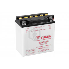 Batterie moto YUASA 12N9-3B 12V 9.5AH 85A