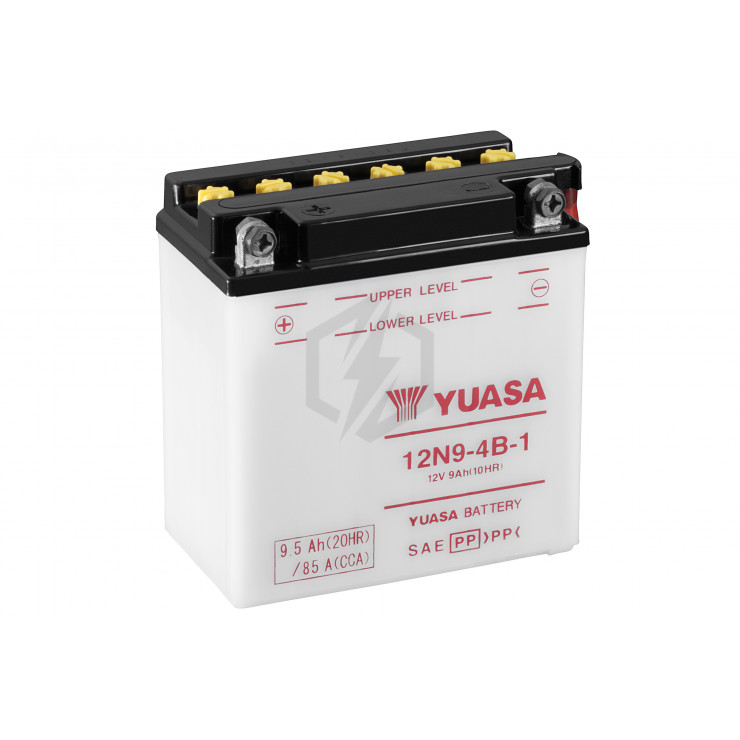 Batterie moto YUASA 12N9-4B-1 12V 9.5AH 85A