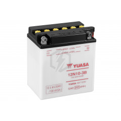 Batterie moto YUASA 12N10-3B 12V 10.5AH 100A