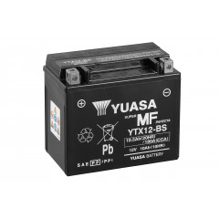 Batterie moto YUASA YTX12-BS 12V 10.5AH 180A