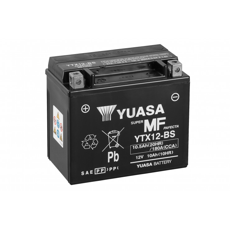 Batterie moto POWER Bike GEL YTX12-BS 12v 10ah 210A