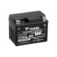 Batterie moto YUASA YTX4L-BS 12V 3.2AH 50A