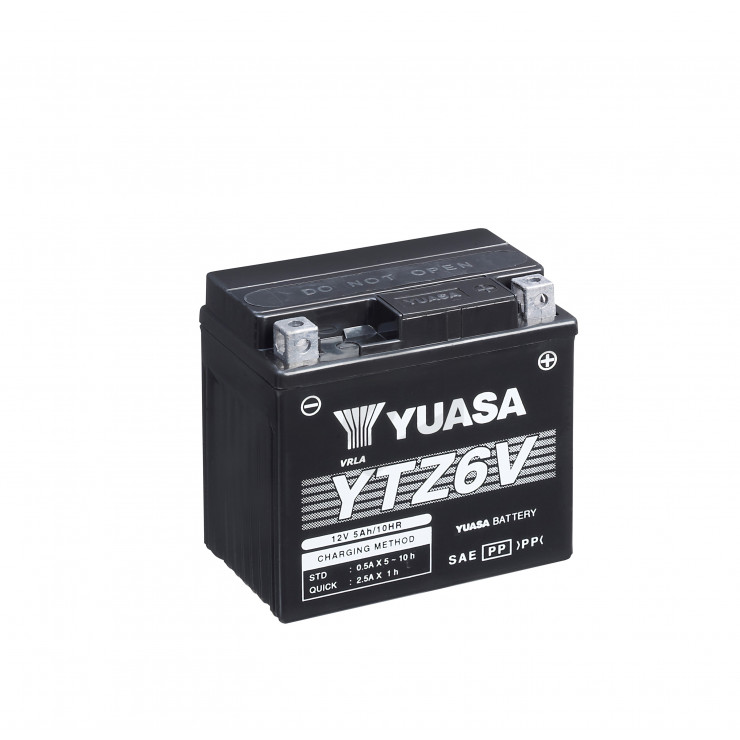 Batterie moto YUASA YTZ6V 12V 5.3AH 90A