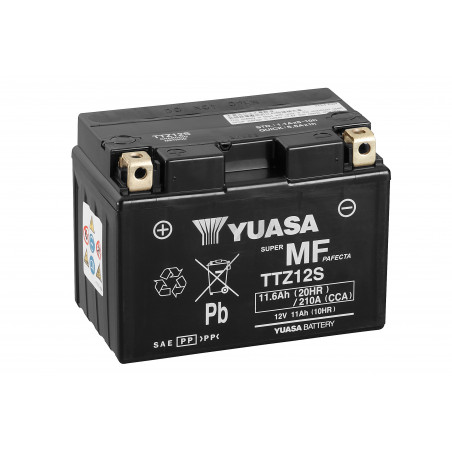 Batterie moto YUASA TTZ12S-BS 12V 11.6AH 210A