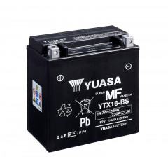 Batterie moto YUASA YTX16-BS 12V 14.7AH 230A