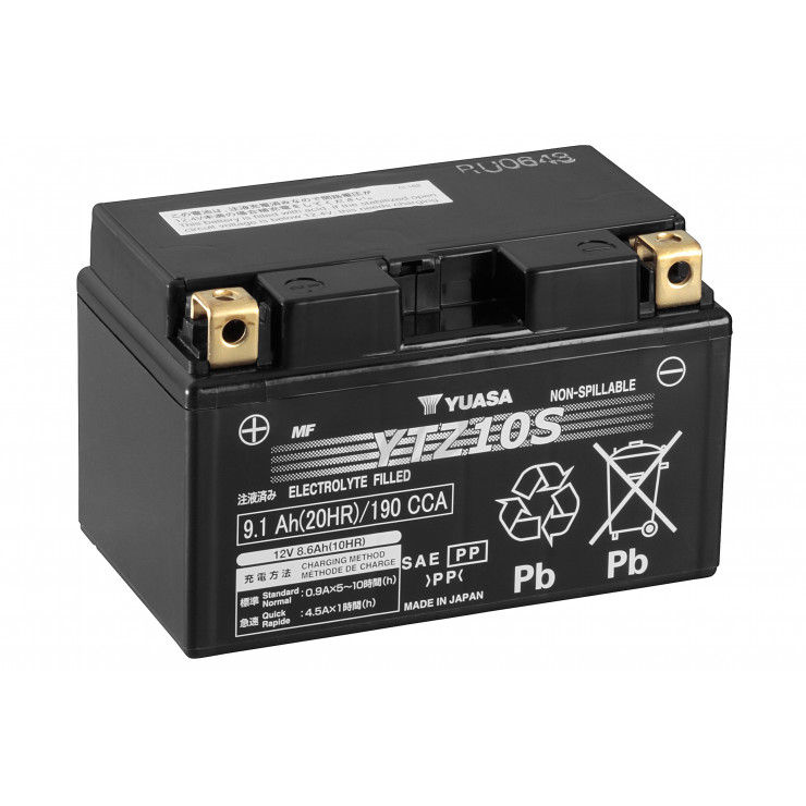 Batterie Yuasa yt12b-bs Dry MF sans entretien 