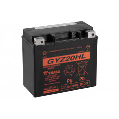Batterie moto YUASA GYZ20HL 12V 21.1AH 310A