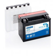 Batterie moto Exide ETX15L-BS YTX15L-BS 12v 13ah 230A