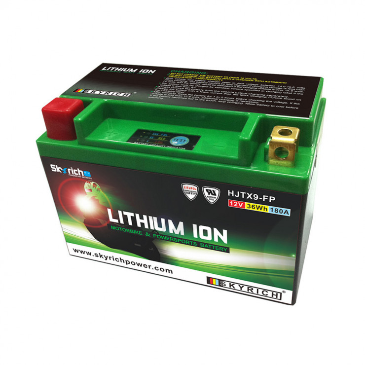 BATTERIE MOTO LITHIUM SKYRICH HJTX9-FP YTX9-BS