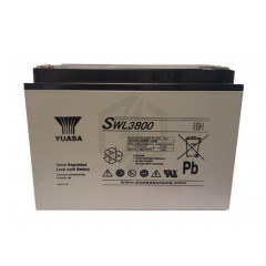 Batterie plomb étanche SWL3800 Yuasa Yucel 12v 124ah