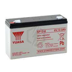 Batterie plomb étanche NP12-6 Yuasa 6V 12ah