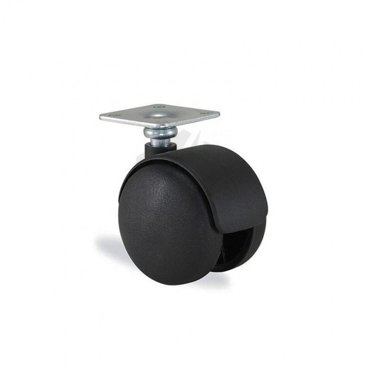 Roulette bureau noir diamètre 35mm charge 15kà platine