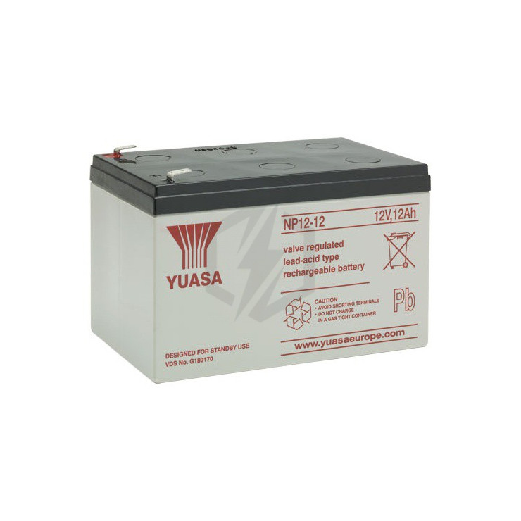 Batterie plomb étanche NP12-12 Yuasa 12V 12ah